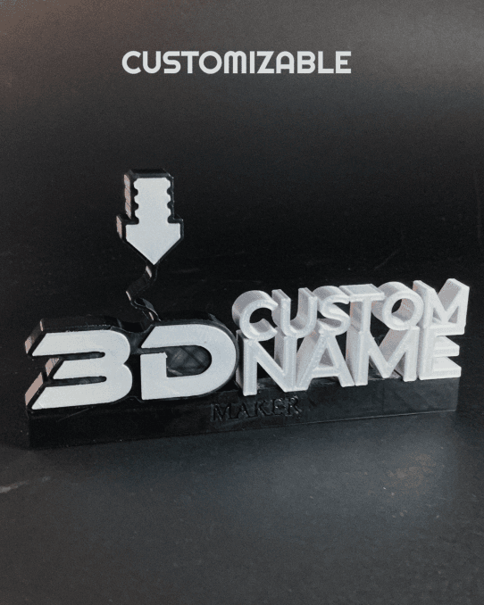 Customizable Maker Sign