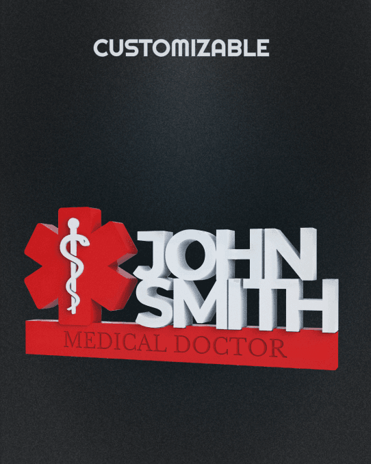 Customizable Health Profession Sign