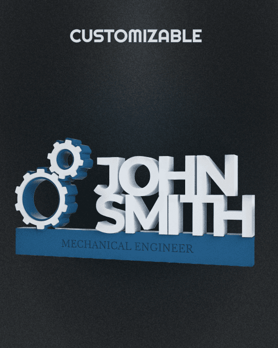Customizable Engineer Sign