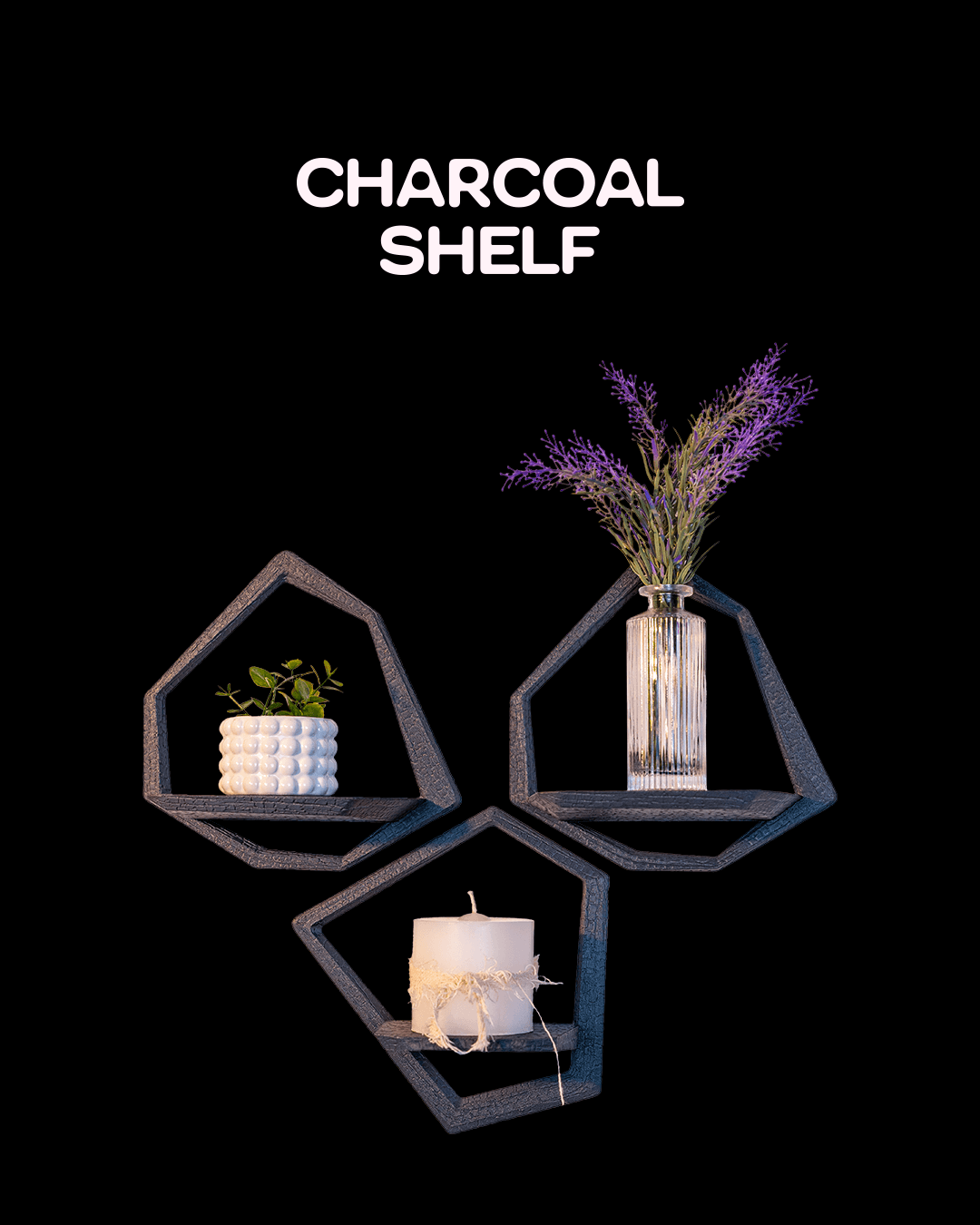 Charcoal Shelf