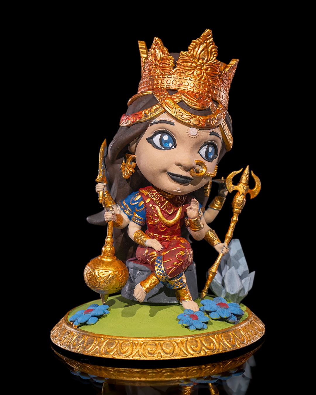 Chibi Durga- The Victorious Conqueror