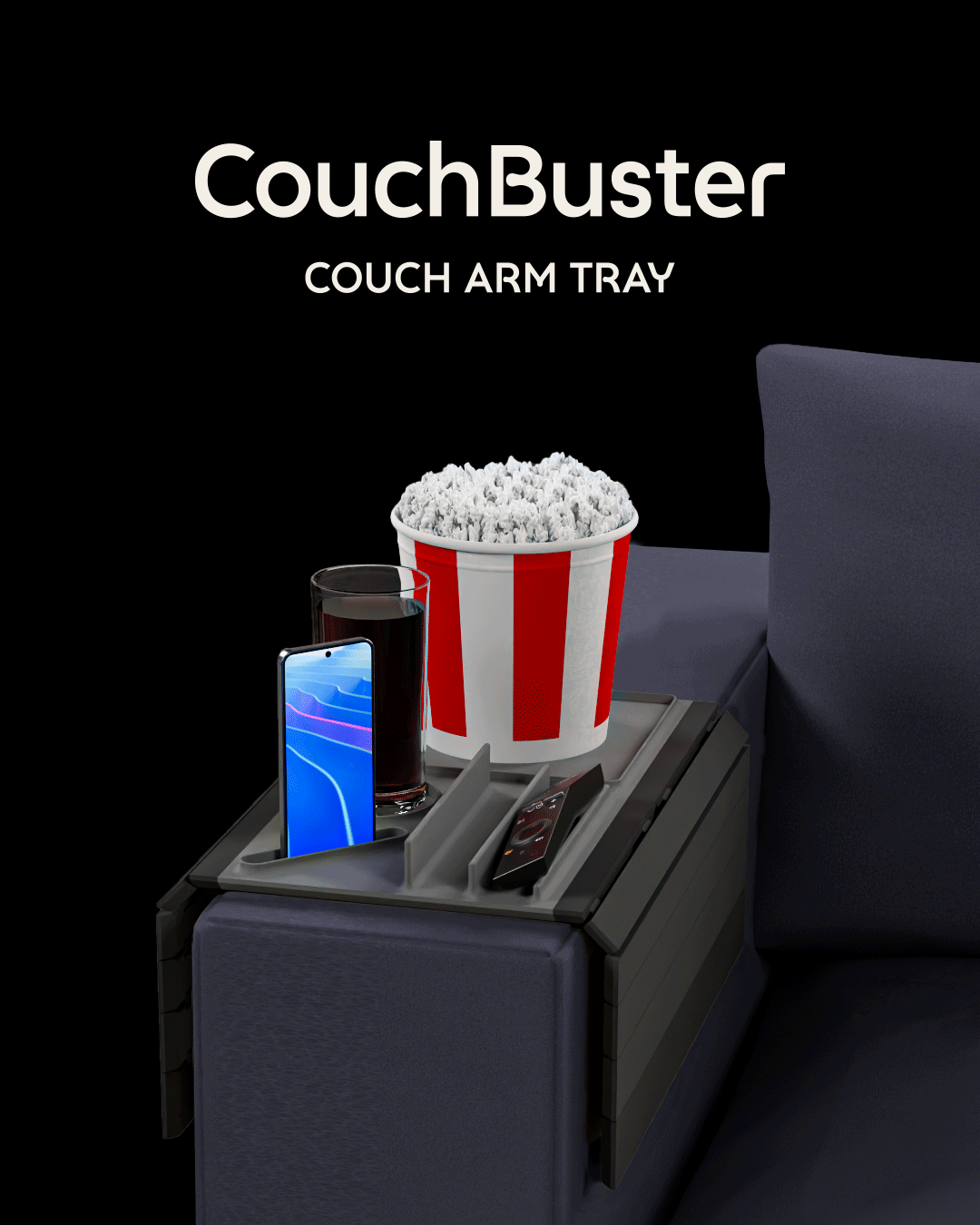CouchBuster - Couch Arm Tray