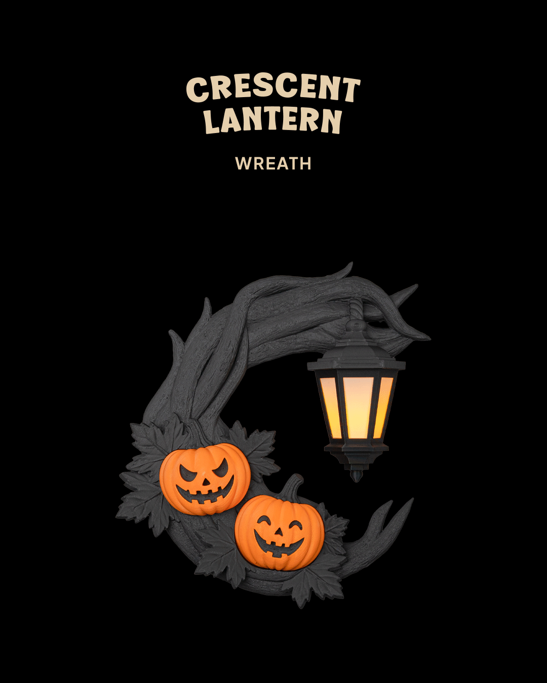 Crescent Lantern - Wreath