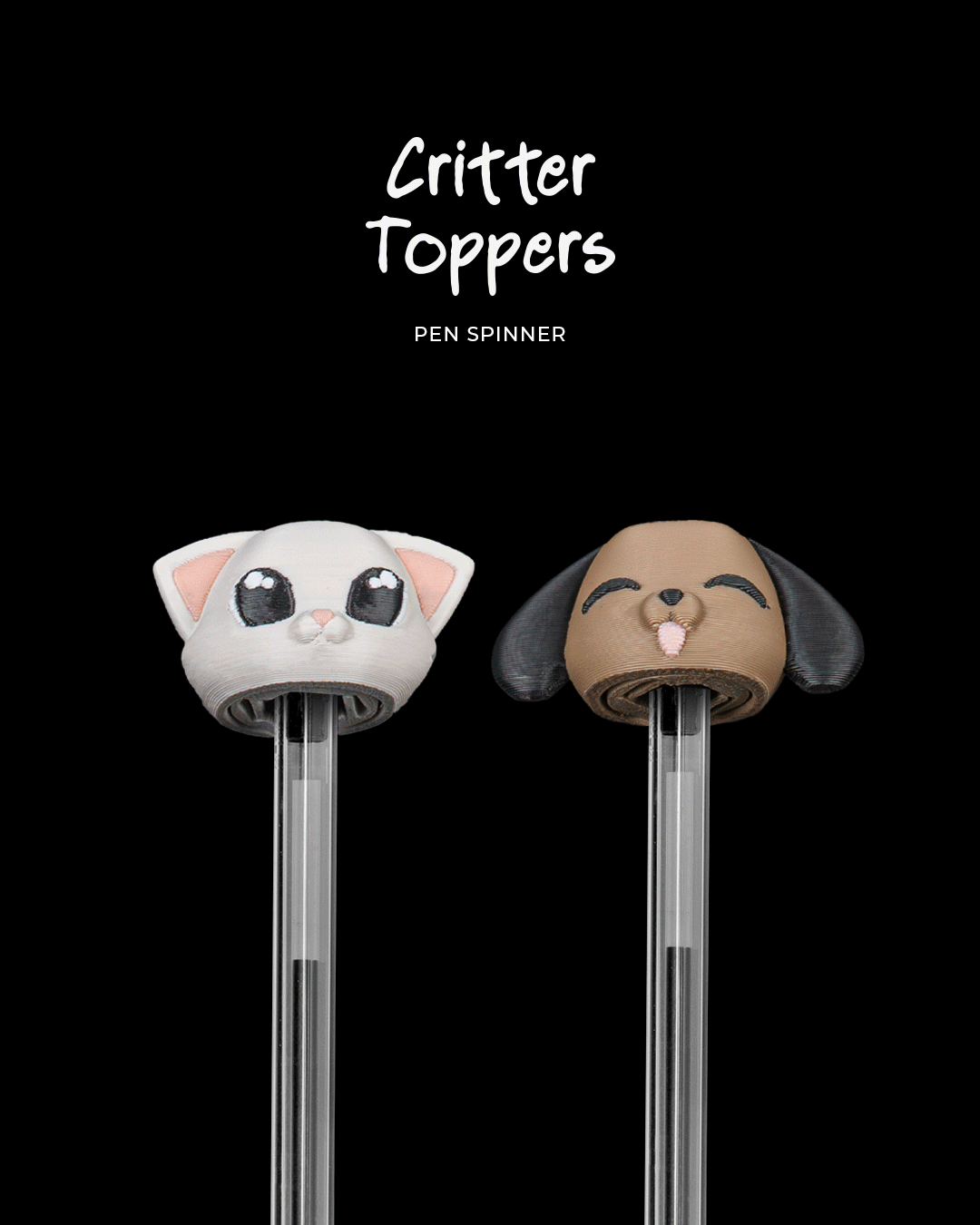 Critter Toppers - Pen Spinner