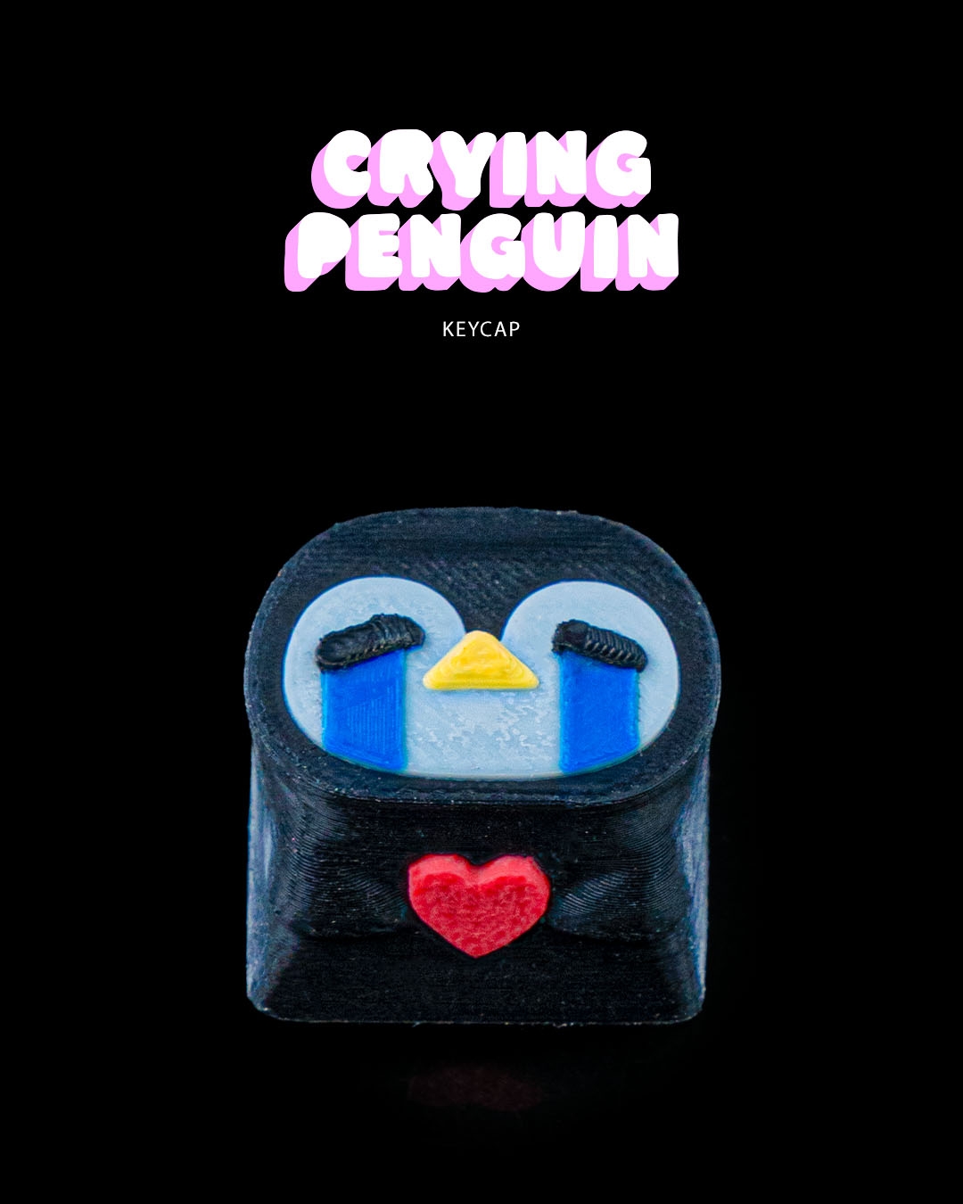 Crying Penguin Keycap