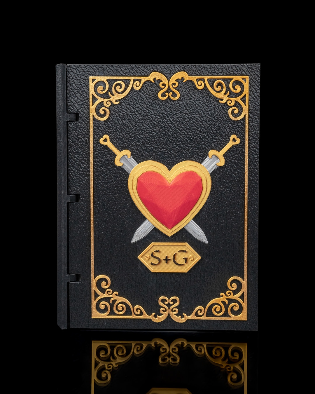 Crystal Heart Custom Scrapbook