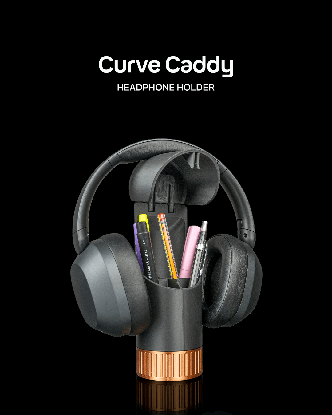 Curve Caddy - Headphone Holder