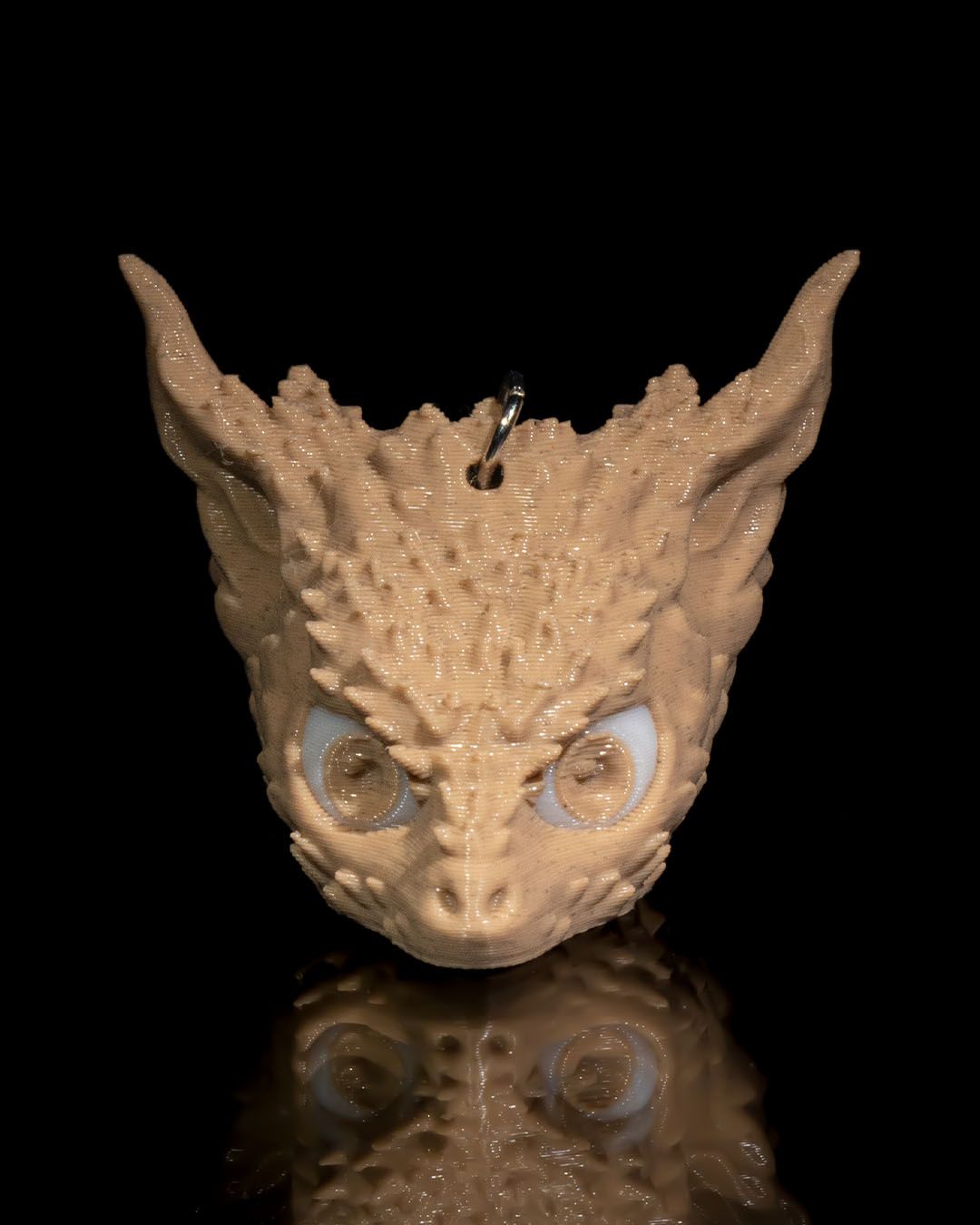 Desert Baby Dragon Keychain