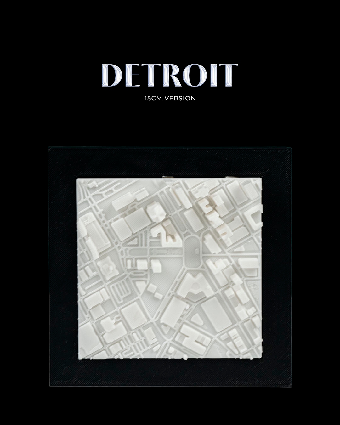3D City Frames - Detroit - 15cm Version