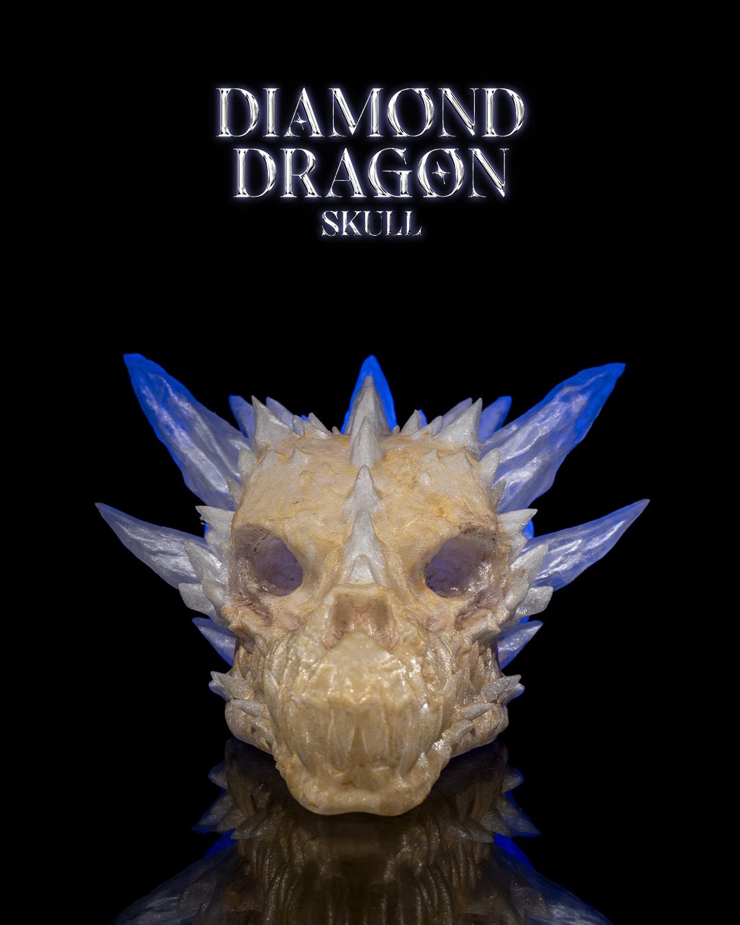 Diamond Dragon Skull