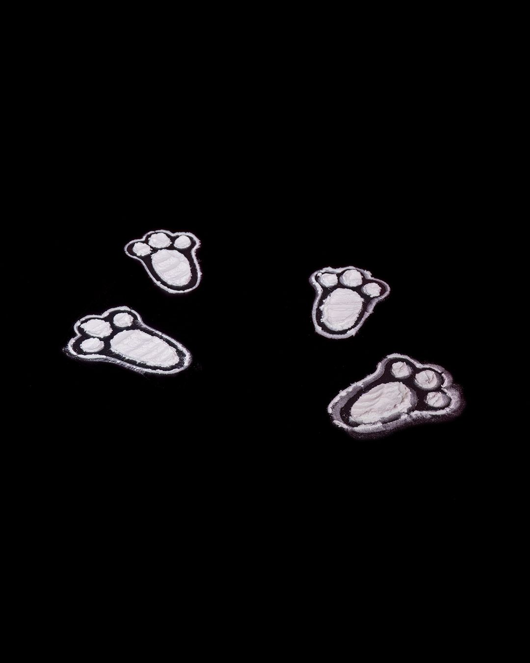 Easter Bunny Footprints
