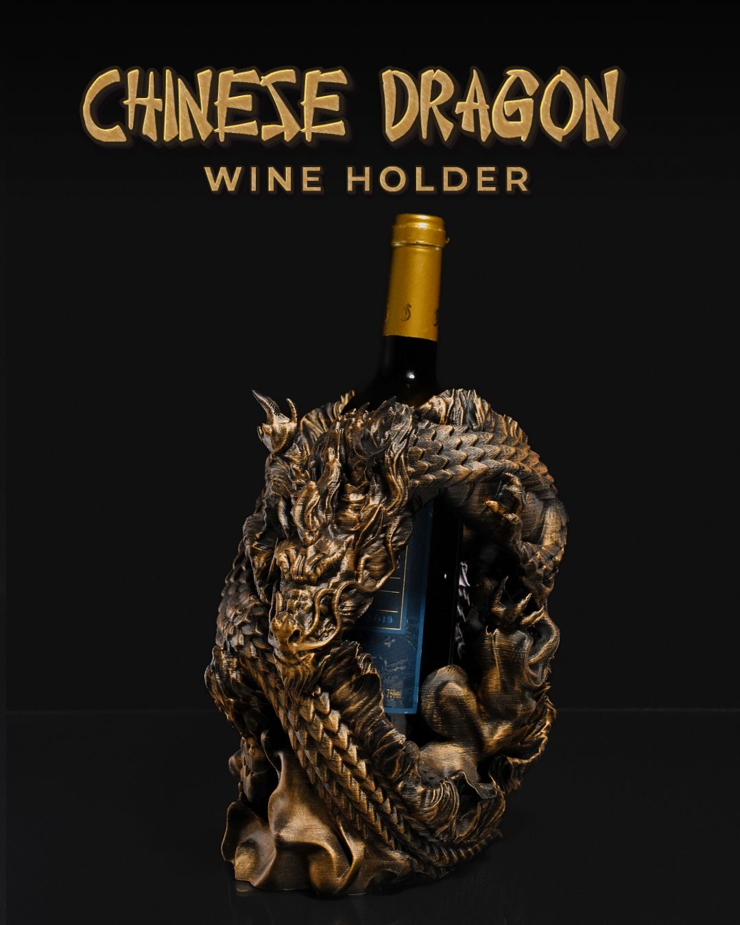 Chinese Dragon - Wine Holder