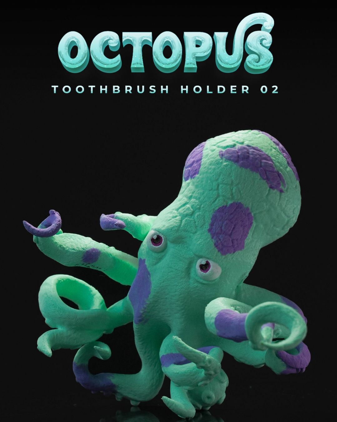 Octopus Toothbrush Holder - Hanging
