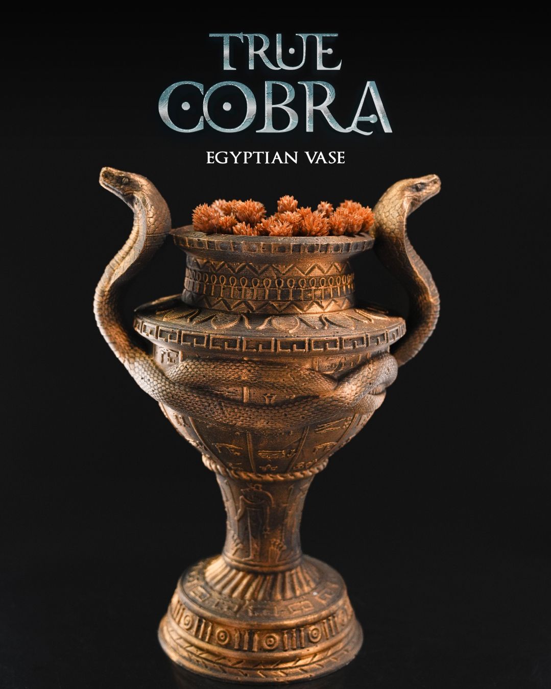 True Cobra Egyptian Vase