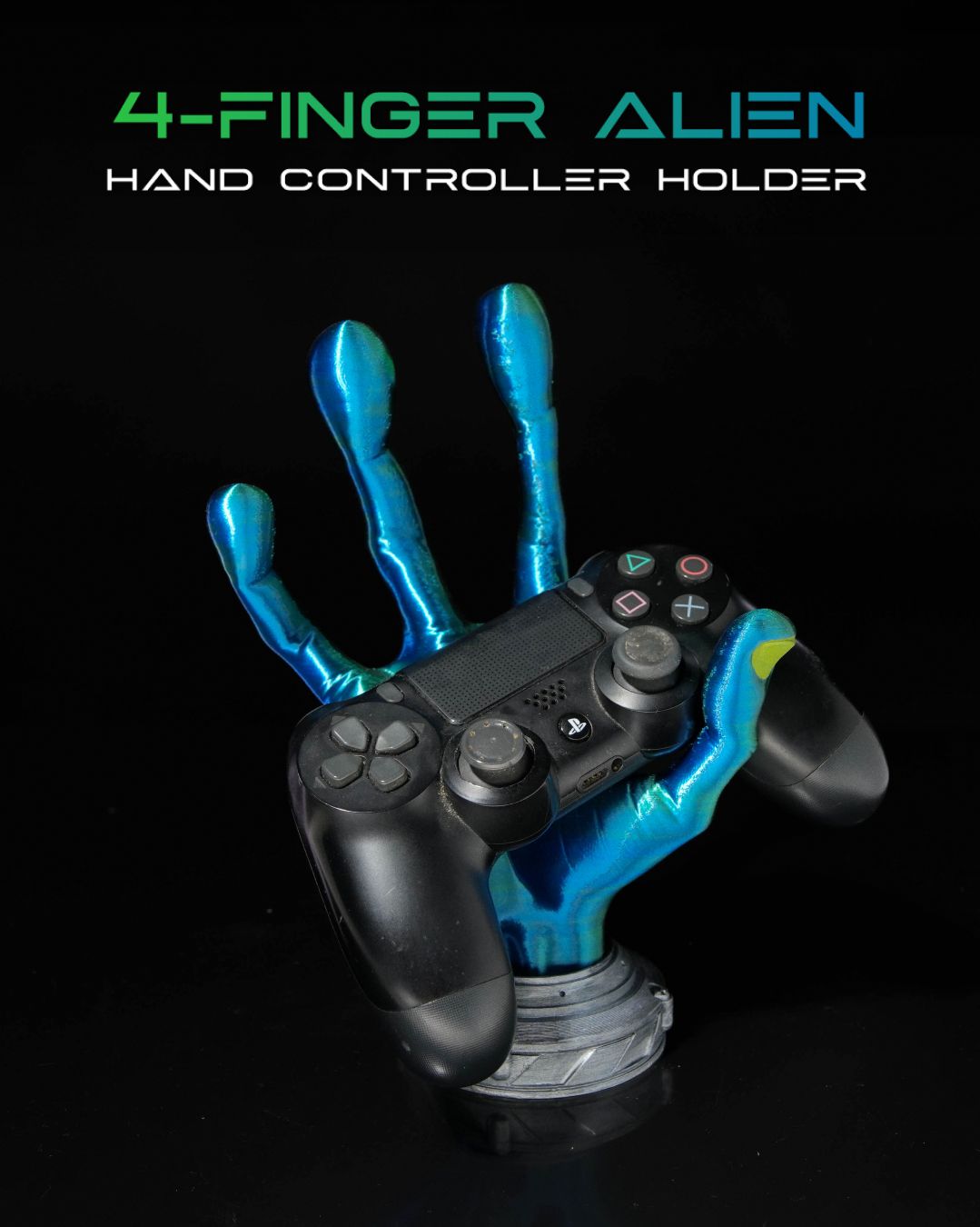 4-Finger Alien Hand Controller Holder