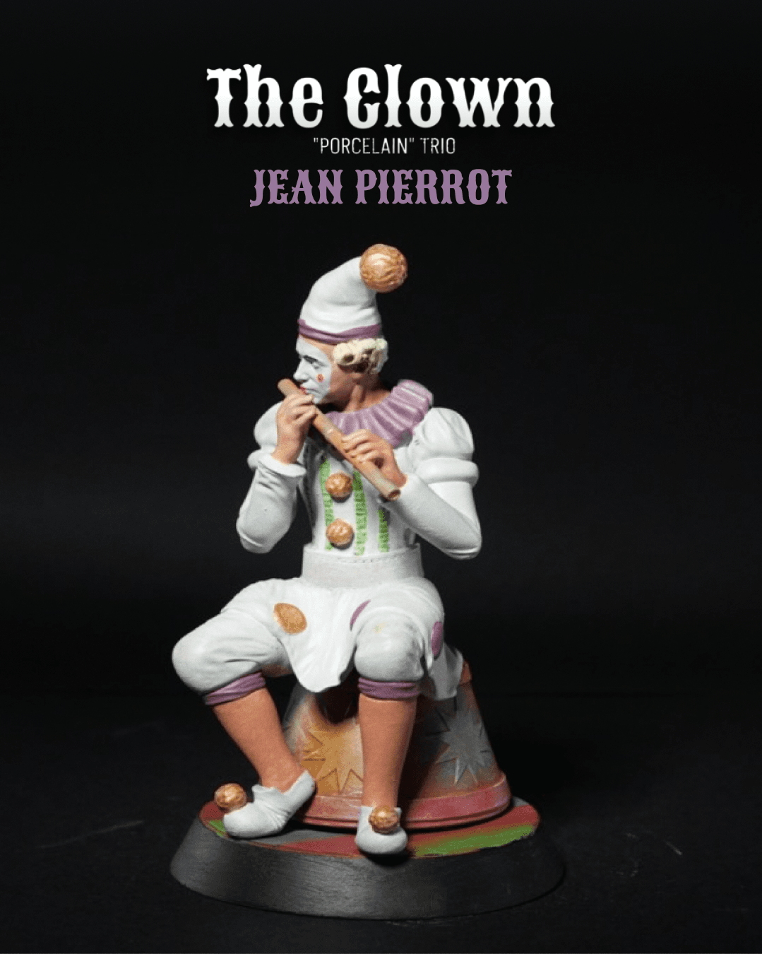 The Clown “Porcelain” Trio (Jean-Pierrot)