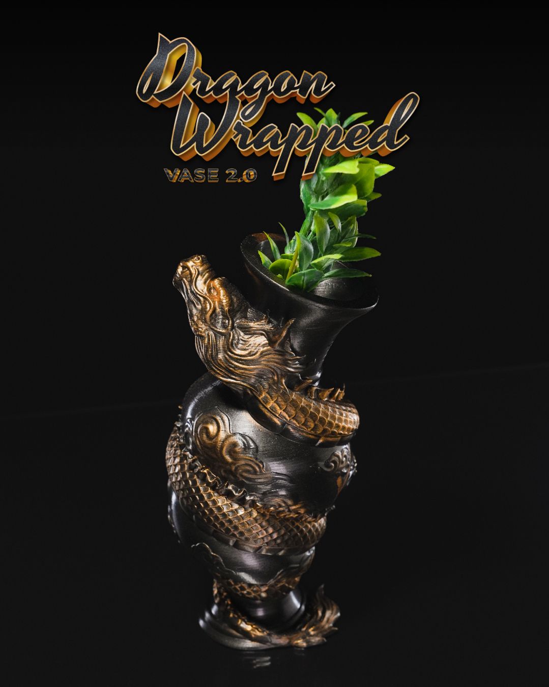 Dragon Wrapped Vase 2.0
