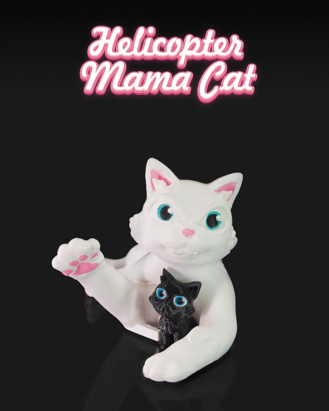 Helicopter Mama Cat