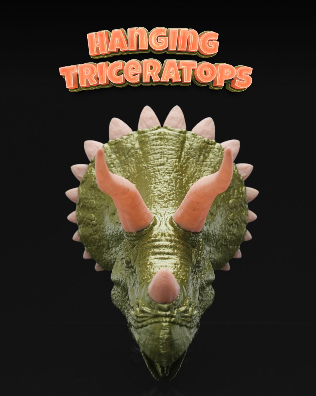 Hanging Triceratops