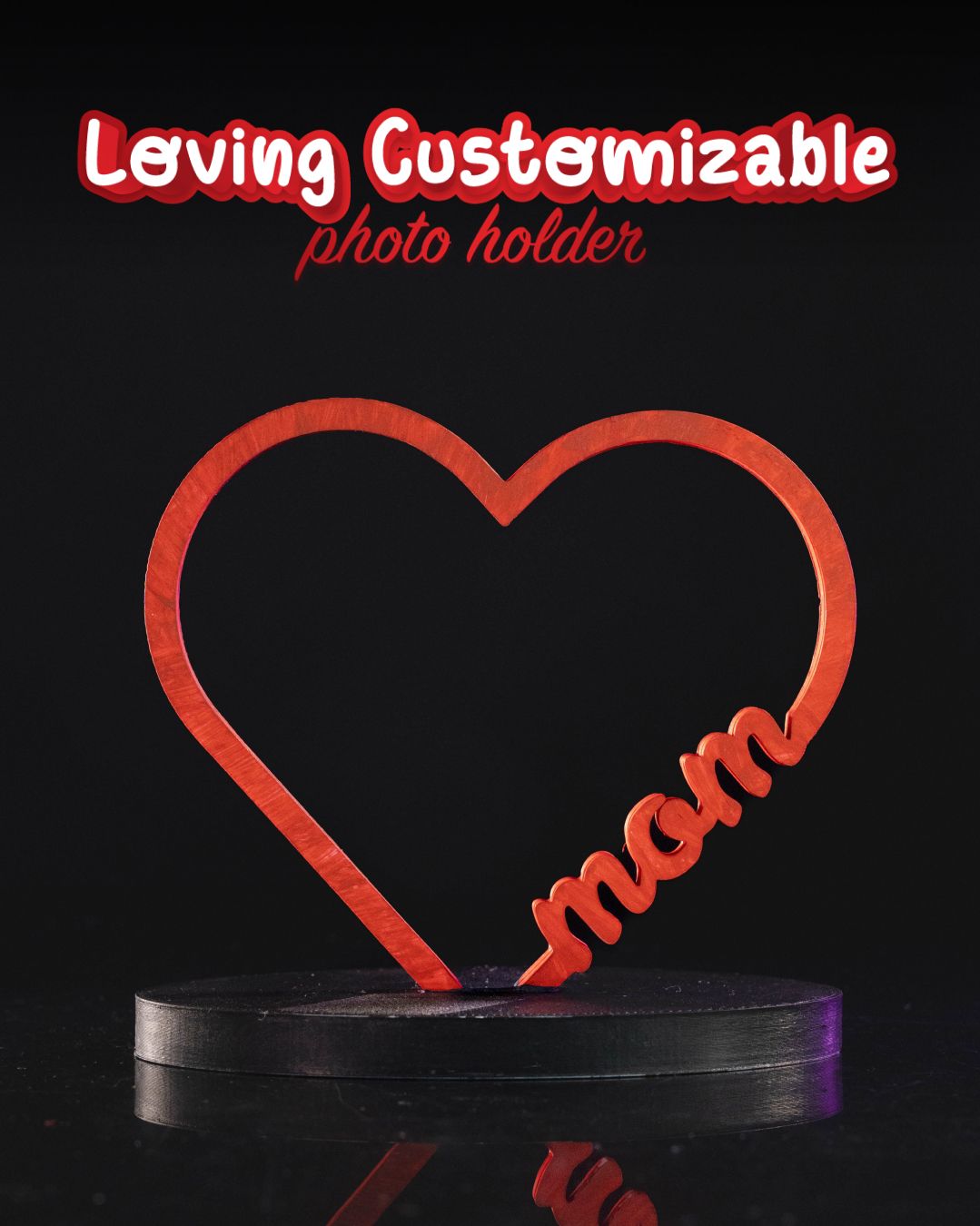 Loving Customizable Photo Holder