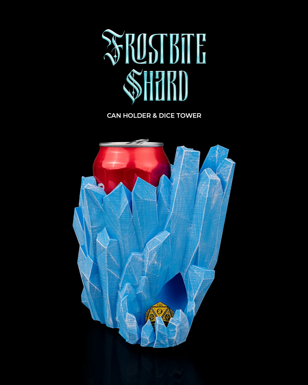 Frostbite Shard Can Holder & Dice Tower