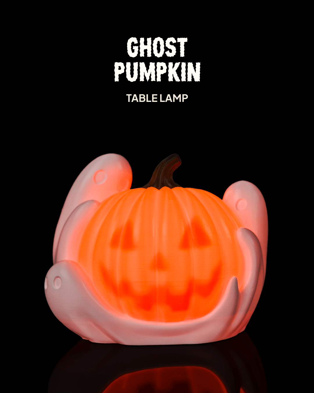 Ghost Pumpkin - Table Lamp
