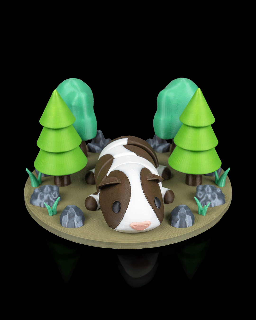 Guinea Pig in Field Nest