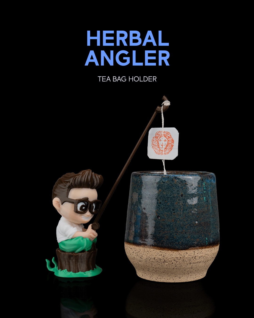 Herbal Angler Tea Bag Holder