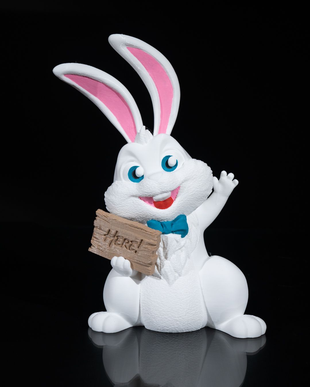 Here! Bunny Sign