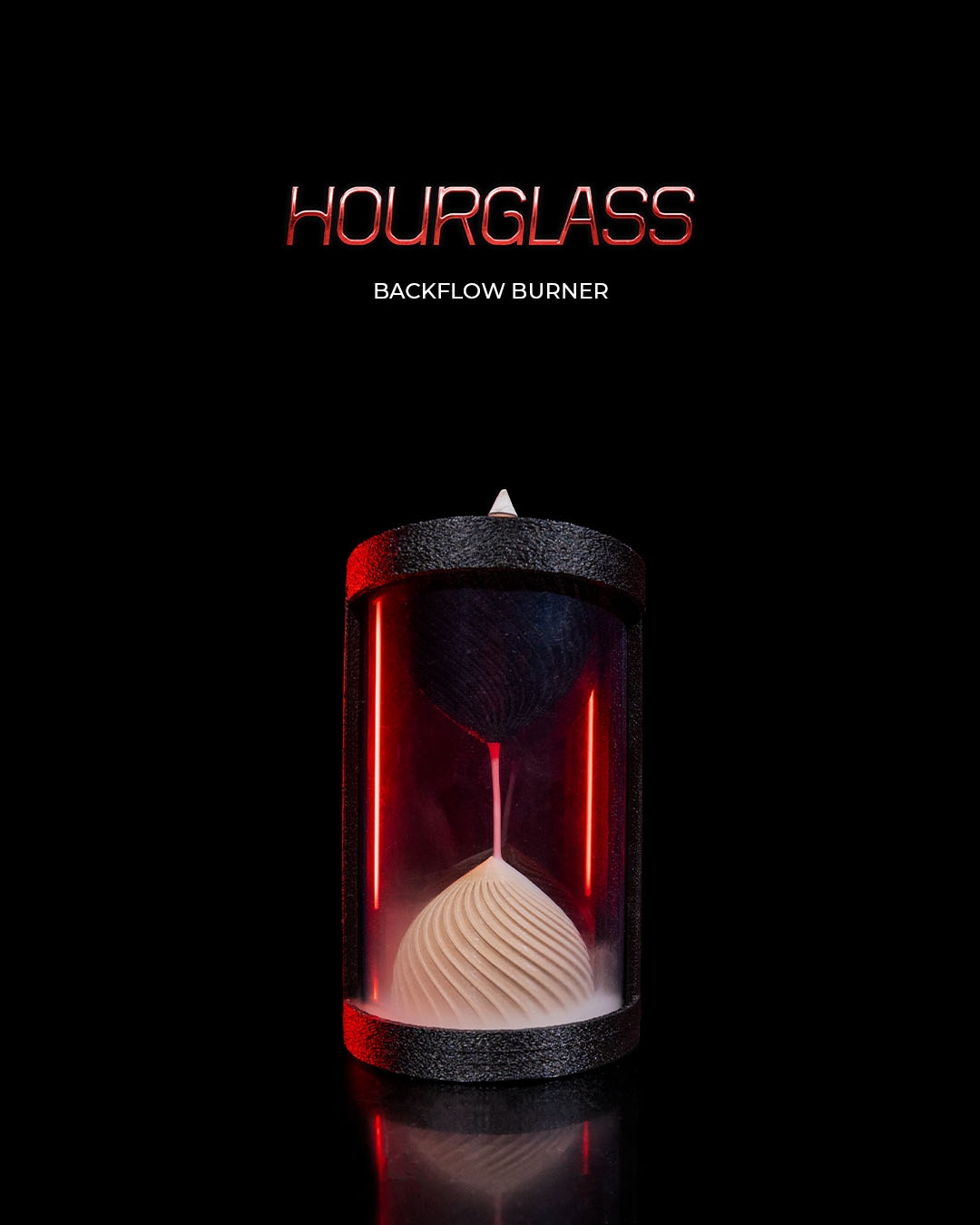 Hourglass Backflow Burner