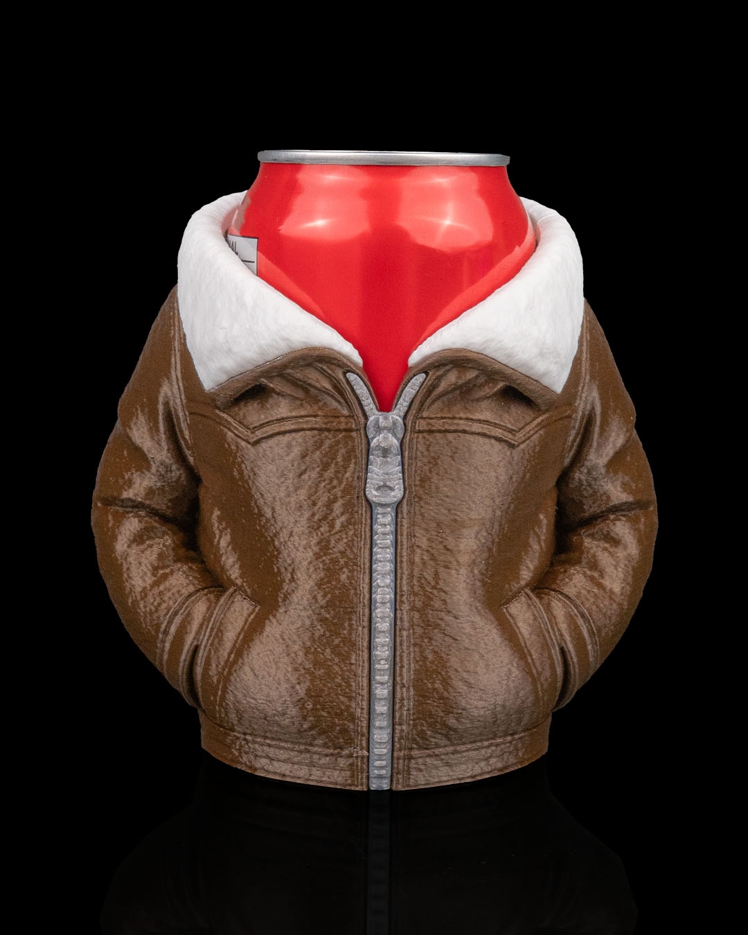 Leather Blikhouder