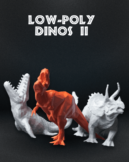 Low-Poly Dinos II