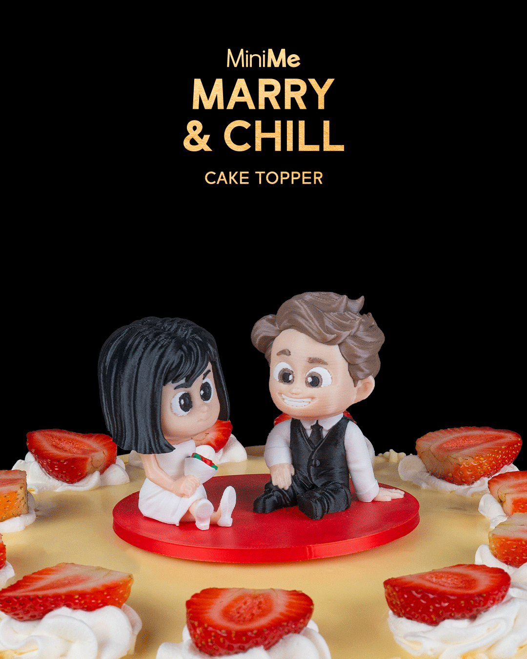 Marry & Chill - Cake Topper