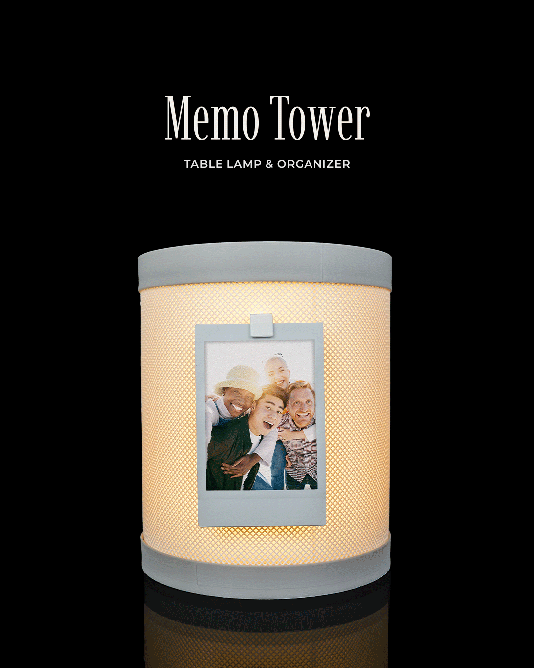 Memo Tower - Table Lamp & Organizer