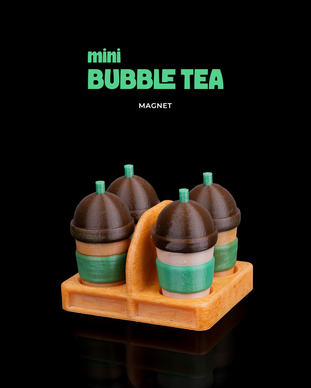 Mini Bubble Tea Magnet