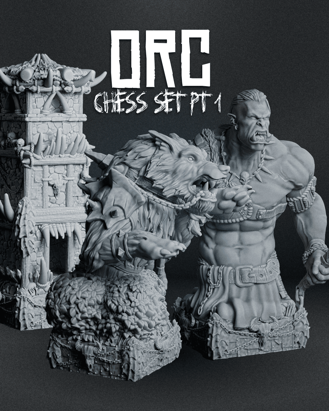 Orc Chess Set pt.1