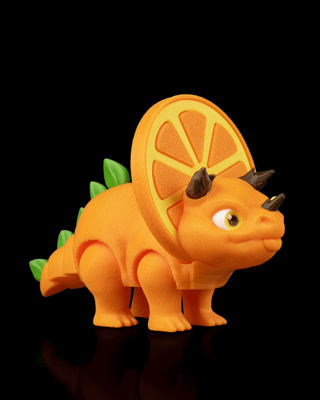 Orange Sliceratops