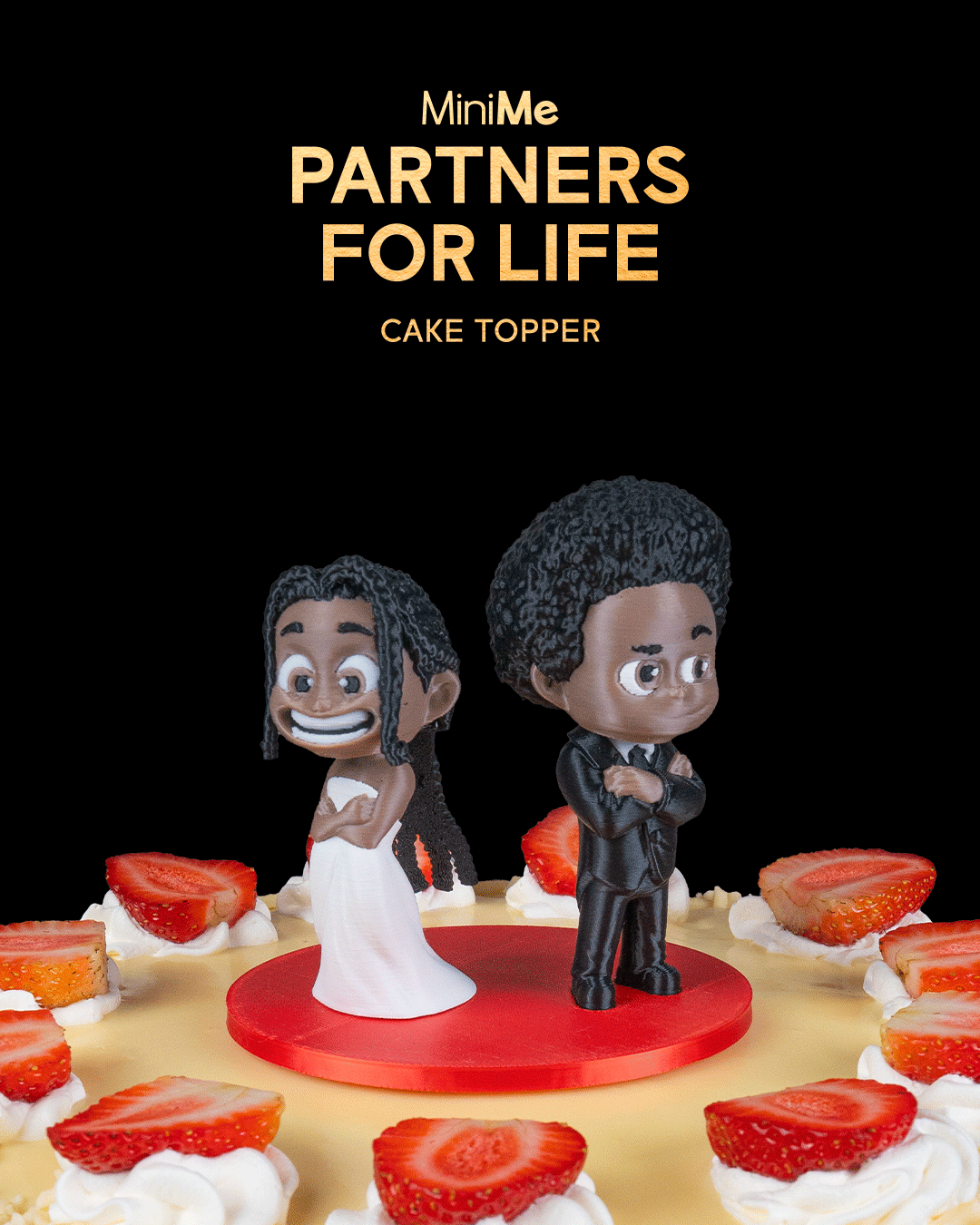 Partners for Life - Cake Topper