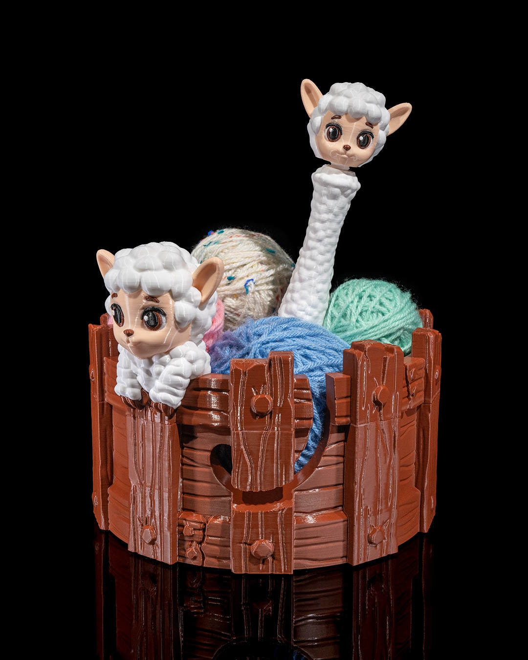 Peasheepful Kit Yarn Bowl and Hook Case
