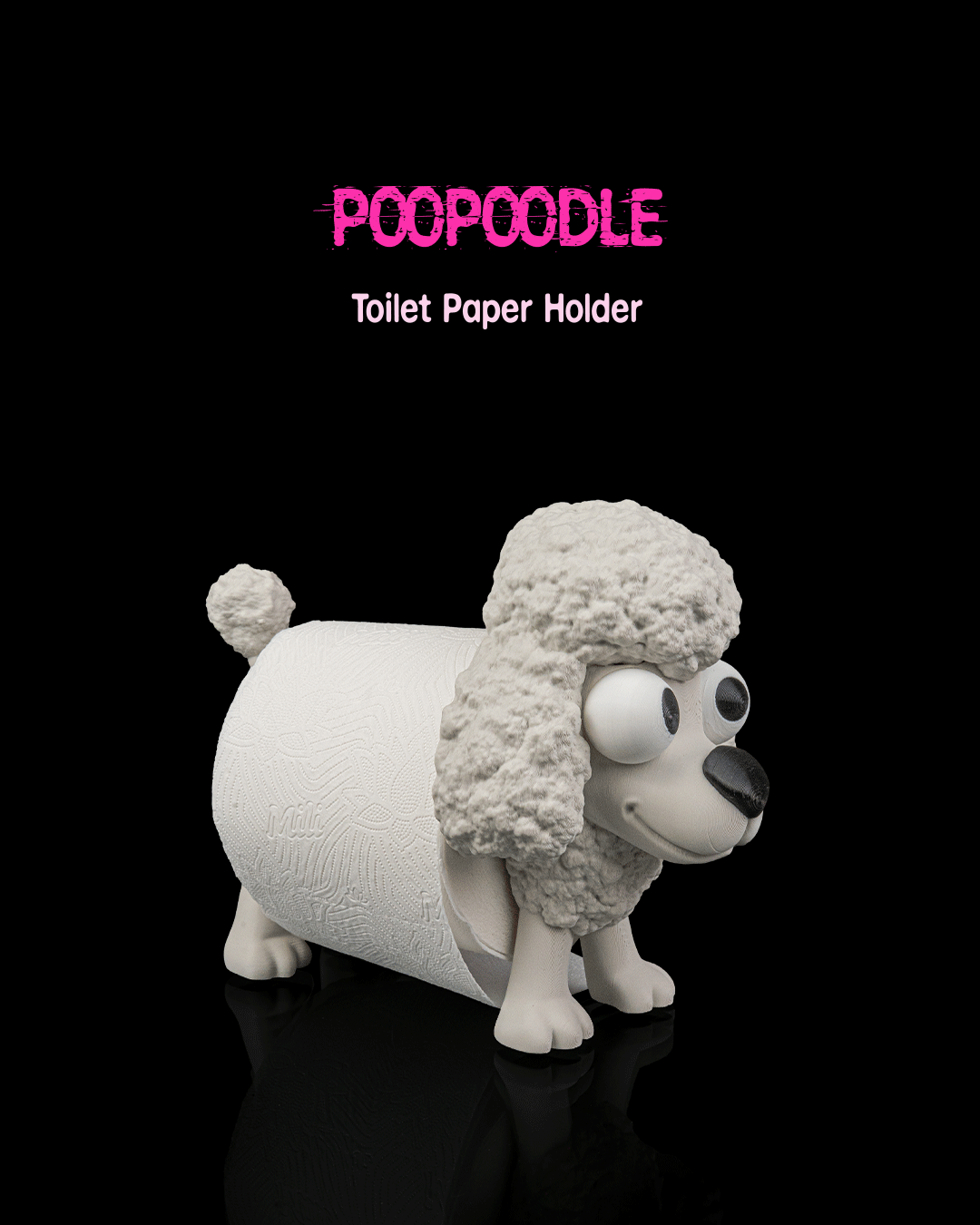 Poopoodle - Toilet Paper Holder