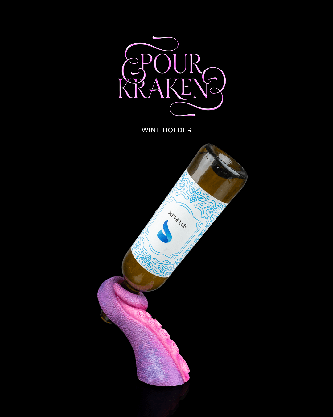 Pour Kraken Wine Holder