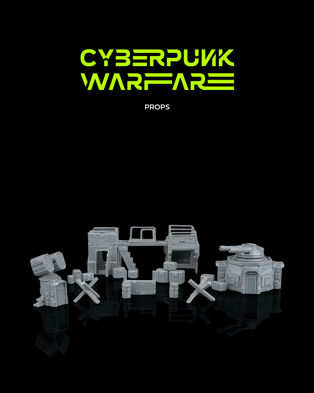 Cyberpunk Warfare - Props