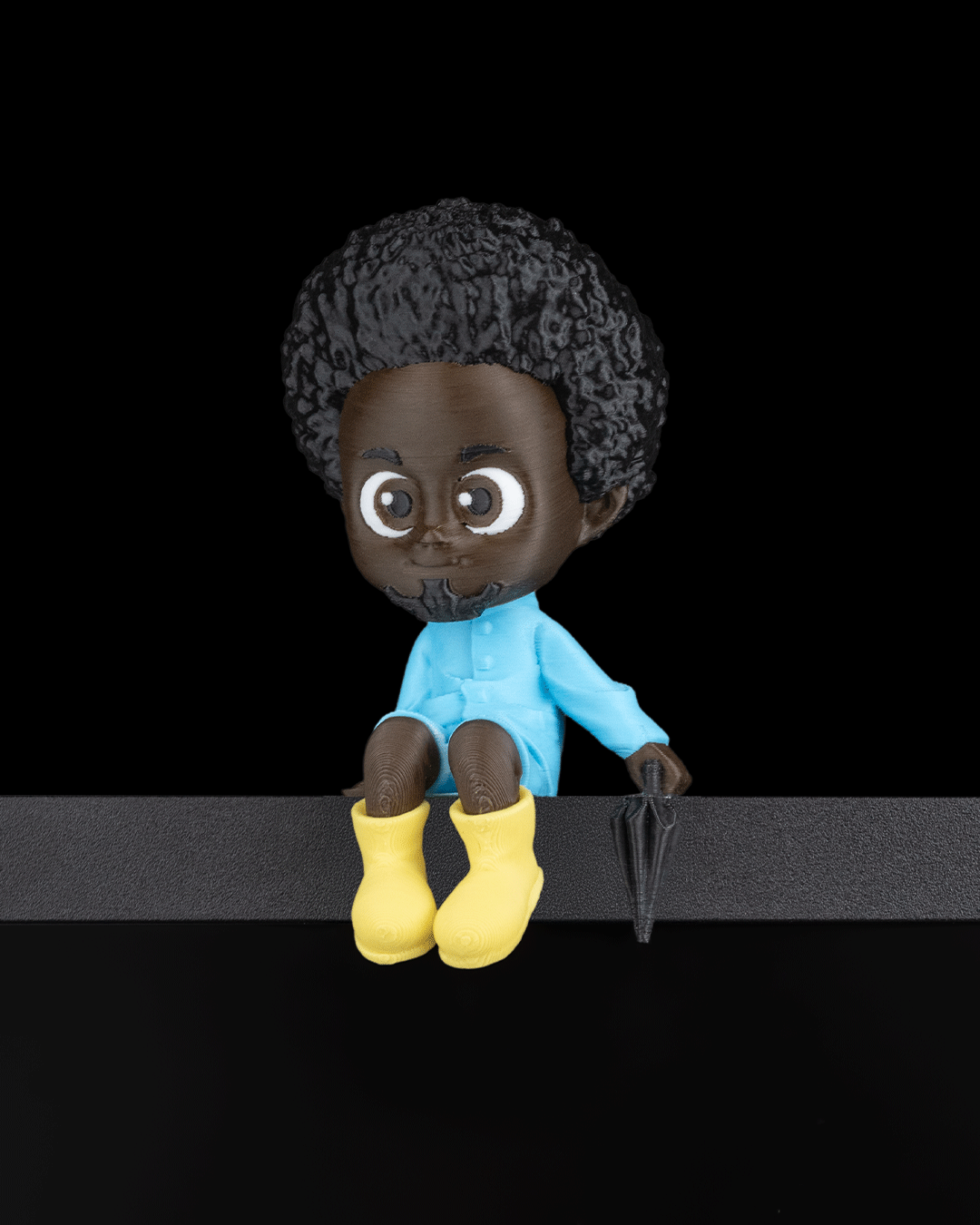 Rain Check Monitor Figurine