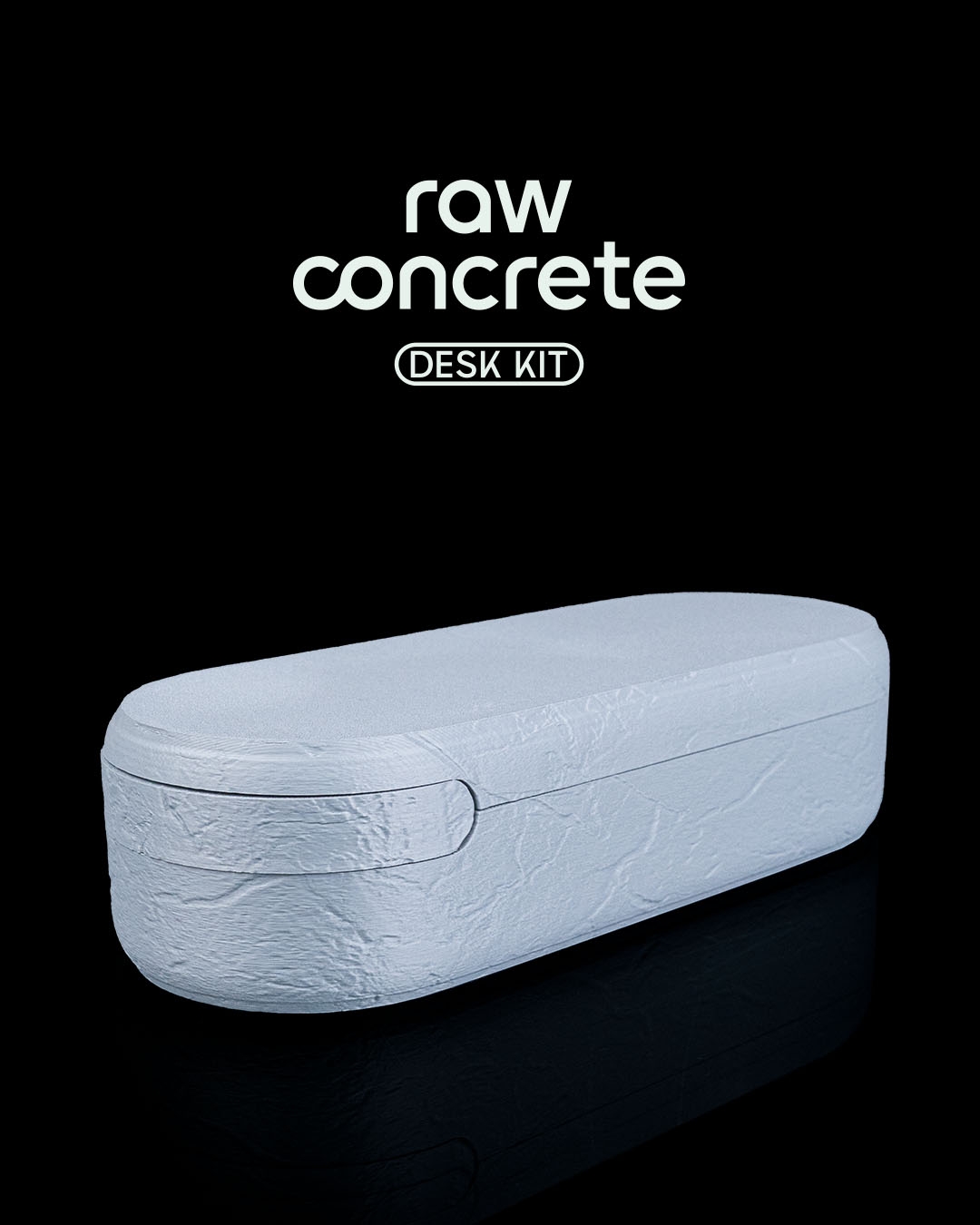 Raw Concrete - Desk Kit