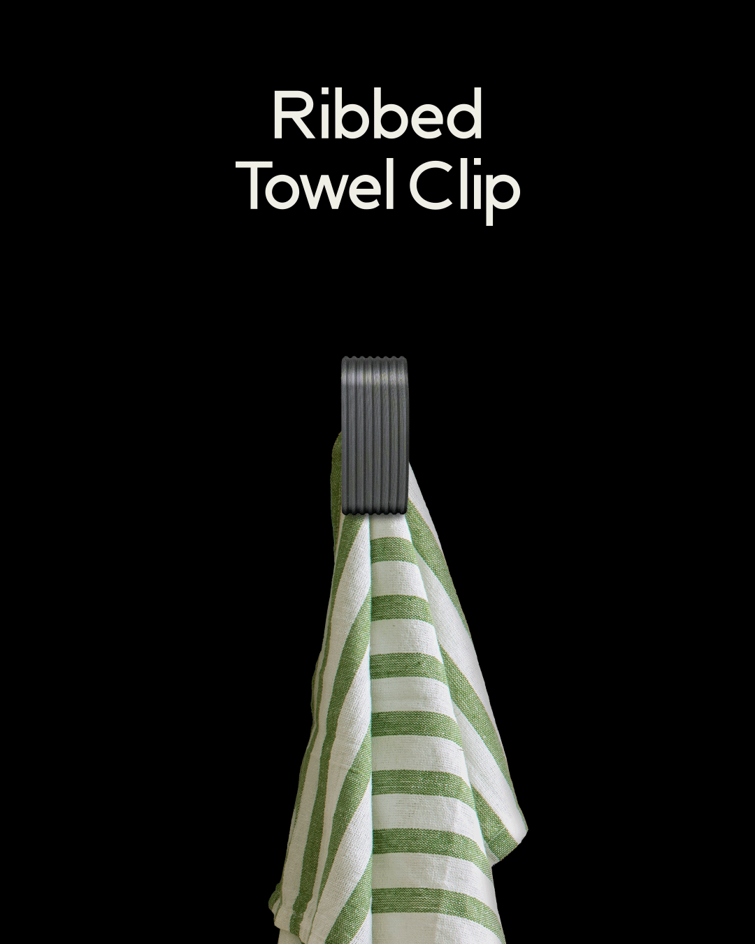 Ribbed Towel Clip