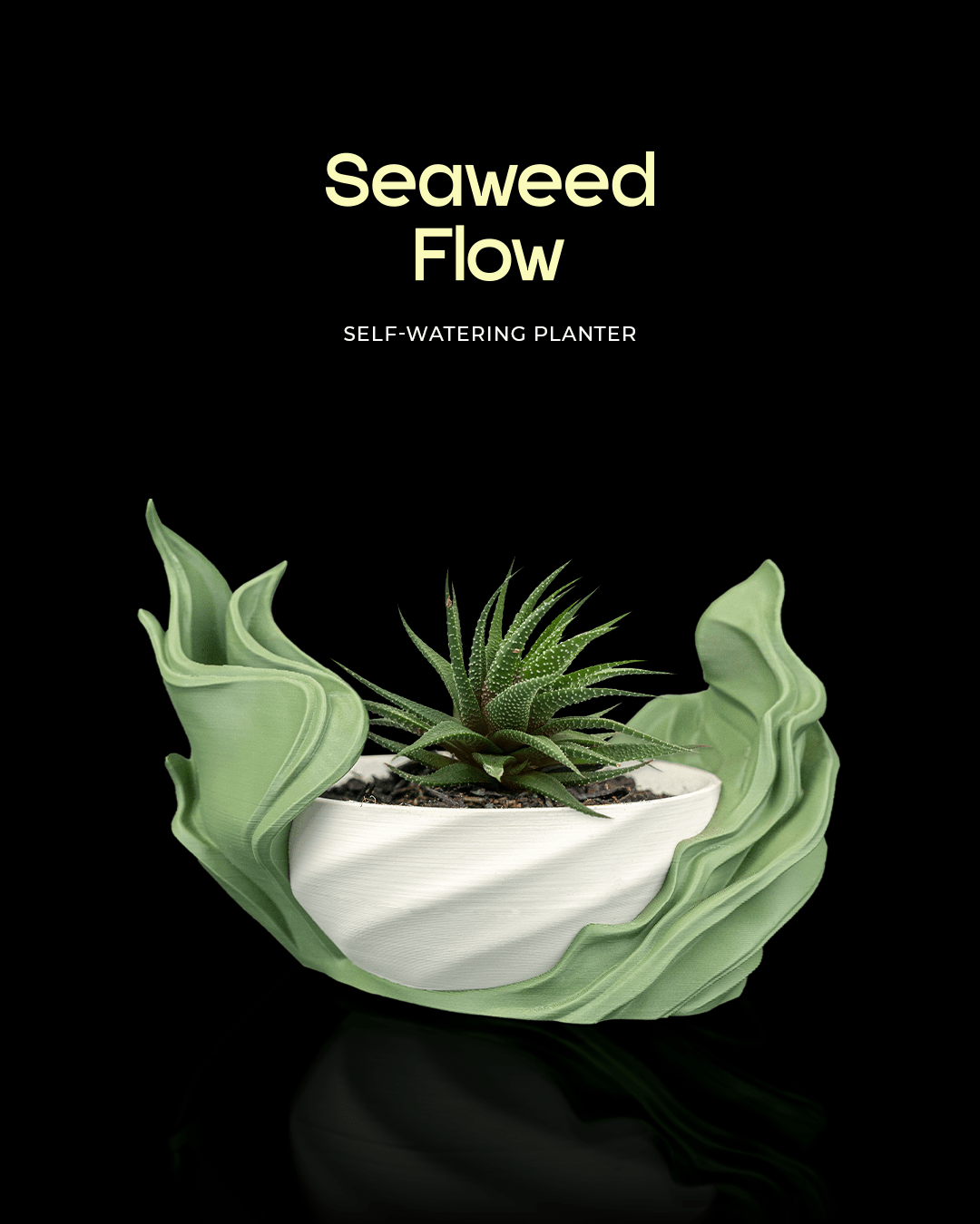 Seaweed Flow - Self-Watering Planter