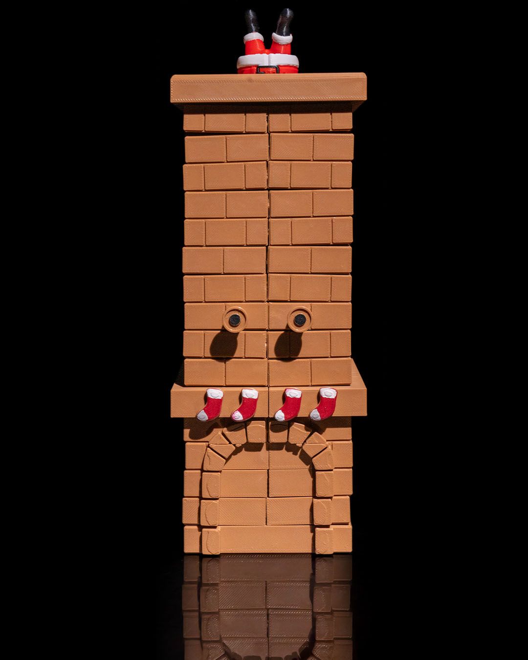Secret Santa Chimney Container