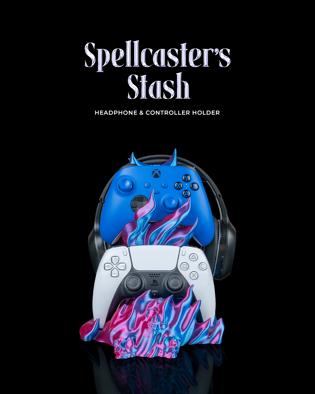 Spellcaster’s Stash - Headphone & Controller Holder