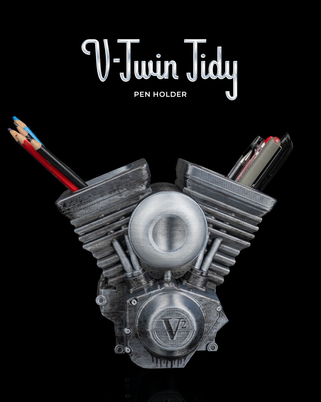 V-Twin Tidy Pen Holder