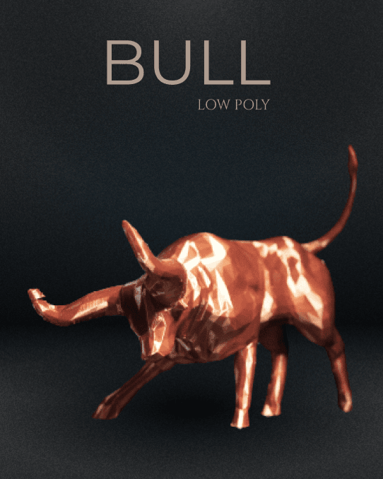 Bull - Low Poly